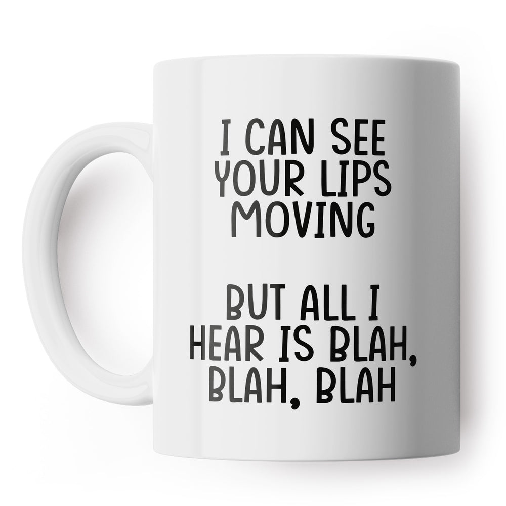 Blah Blah Blah White Mug #7 image